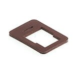 GM 207-7 EPDM, Hirschmann DIN Form B płaska uszczelka gniazdo kablowe GM..., zakres temperaturowy: -40°C - 125°C, pakowanie: 50 sztuk ... zamieniona GM 207-7 ECO szarebraun/szare brown nr zamówienia 731 755-002, Hirschmann