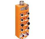 0970 PSL 112, urządznie LioN-M Profibus-DP z 8 wyjściami cyfrowymi do podłączenia aktuatorów, wspólne gniazdo M12, przełączniki obrotowe do adresowania, połączenie magistrali M12, zasilanie M23., Lumberg Automation