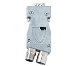 0976 PMC 515, złącze Profibus, złącze 180 stopni, M12 kodowanie B, męski i żeńska szybkozłączka, metalowy korpus, z zewnętrznym przełącznikiem do zakończenia magistrali., Lumberg Automation