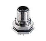 RSHL 5B, złącze panelowe Profibus, złącze męskie M12 do montażu tylnego, drukowane złącza, strona obudowany gwintowana PG 9 (nakrętka RSKF 9)., Lumberg Automation