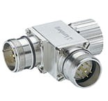 0906 UTP 204, trójnik co instalacji zdalnych modułów, 9 polowe złącza M23 (2 x męskie, 1 x żeńskie), całkowicie ekranowane., Lumberg Automation