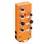 0910 ASL 414, moduł AS-Interface z 2 cyfrowymi wejściami do podłączenia sensorów lub 2 cyfrowymi wyjściami do podłączenia aktuatorów, wspólne gniazdo M12, połączenie magistrali M12, wersja 2.1, Lumberg Automation