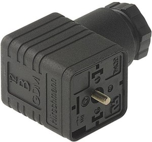 GDML 2011 GB 1, Typ A EN 175301-803 (DIN 43650) / ISO 4400: złącze z elektronicznym wkładem, Hirschmann