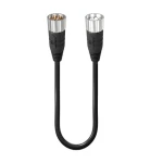 RSUS 19-RKUS 19-352/15 M, M23 kabel zasilający dwustronnie zakończony: męski proste do żeńskie proste, 19-pin, ekranowane, czarna obudowa, 120 V AC/DC, 16x8 A + 3x10 A; czarny kabel TPU, 16x0.5 mm² + 3x1.0 mm², Lumberg Automation