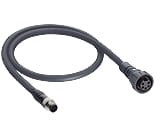 0935 253 101, DeviceNet THIN Cable, Double-ended with 7/8 male connector and M12 female connector, 5 poles., Lumberg Automation