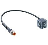 RST 5-VAD 3C-4-2-259/0,6 M, kabel konfekcjonowany DIN dla sensorów, obustronnie zakończony, Złącze męskie M12 z samozaciskowym złączem gwintowanym, czarny, , Hirschmann