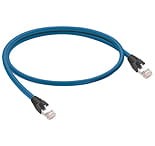 0985 806 500/10 M, Ethernet I/P, high-flex, double-ended cord set, RJ45 male to RJ45 male, 24 AWG, teal TPE jacket, stranded/unshielded cable with 2 twisted bonded pair, teal jacket., Lumberg Automation