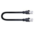 0985 478 603/5 M, Gigabit Shielded Ethernet Double-Ended Cord Sets, RJ45-RJ45, Industrial Ethernet Data cable for GigaBit Applications, molded with RJ45 connectors, PUR jacket, halogen-free, black, 2M, 5M, 10M and 15M cable lengths., Lumberg Automation