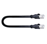 0985 478 603/10 M, Gigabit Shielded Ethernet Double-Ended Cord Sets, RJ45-RJ45, Industrial Ethernet Data cable for GigaBit Applications, molded with RJ45 connectors, PUR jacket, halogen-free, black, 2M, 5M, 10M and 15M cable lengths., Lumberg Automation
