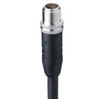 0985 478 600/2 M, Cord sets, jednostronnie zakończony, M12, kabel danych Industrial Ethernet dla zastosowań GigaBit, jednostronnie zakończony, formowany z męskim złączem M12, 8 polowy kodowanie X, Lumberg Automation