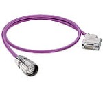 0955 284 204/0,3 M, Interbus Remote Bus PUR cable ; double ended; assembled female M23 and male 9-pin SUB D connectors., Lumberg Automation