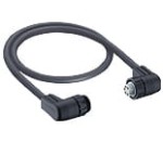 0905 204 309/1 M, kabel zasilający Profibus, konfekcjonwany obustronie zakończony kątowy męski 7/8 do kątowy żeński 7/8, 5 polowy, Lumberg Automation