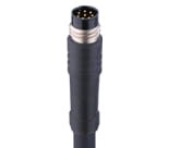 RSM 8-354/2 M, Pico M8 actuator/ sensor cord sets, single-ended, 8-pole male connector without snap-in joint and molded black PUR halogen-free cable., Lumberg Automation