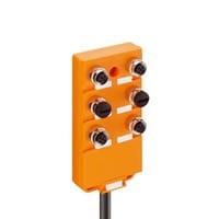 ASBV 6 5-332/20 M, M12 Micro actuator/sensor distribution box,  6-ports, M12 sockets, 5-poles, 2 signals per socket, with integrated control cable - control cable is suitable for c-track applications.", Lumberg Automation