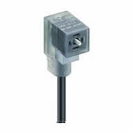 VCD 1A-1-3-226/25 M, Actuator cordset, single-ended, valve connector according, to DIN EN 175301-803, form C, (8.0 mm), with LED function, indicator, varistor voltage protection, connected protective, earth, Lumberg Automation