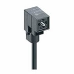 VCD 1D-3-3-212/5 M, Actuator cordset, single-ended, valve connector according to DIN EN 175301-803, form C (8.0 mm), without circuitry, 2 + earth connection, connected protective earth, Lumberg Automation