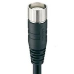 RKU 19-242/2 M, M23 Power Single-Ended Cordset: Female, straight, 19-pin, black body, 120 V AC/DC, 16x8 A + 3x10 A; PUR black cable, 16x0.5 mm² + 3x1.0 mm², Lumberg Automation