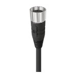 RKU 12-256/2 M, M23 kabel zasilający jednostronnie zakończony: żeńskie, proste, 12-pin, czarna obudowa, 120 V AC/DC, 8 A; czarny kabel PUR, 8x0.5 mm² + 3x1.0 mm², Lumberg Automation