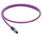 0975 254 102/2 M, Profibus kabel konfekcjonowany jednostronnie zakończony, złącze męskie M12, 5 polowy, kodowanie-B, Lumberg Automation