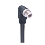 RSWT 5L-949/5 M SW,M12 Power Single-Ended Cordset: Male, angled, 5-pin(4+FE), L-coded, black body, 50 V AC/60 V DC, 16 A; PUR grey cable, 1.50 mm², Lumberg Automation