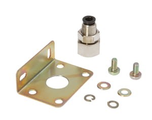 AD000015, akcesorium ciśnieniowy,adapter push-in,G1/8"-Ø4mm, ze wspornikiem, dla czujników ciśnieniowych DW16, IPF ELECTRONIC
