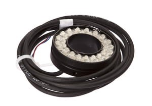 AO000191, akcesorium optyczne,bel czerwone,promień pierścienia 10/20mm, 12-30V DC,2m kabel,statyczne / przełączanie, IPF ELECTRONIC
