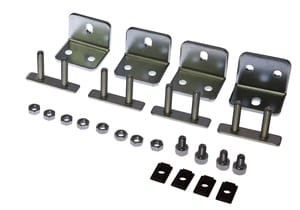 AO000246, accessory opt,mounting Brackets Protective housing / floor mounting., for mounting of OY32/35/36, 4teiliges Kit, IPF ELECTRONIC