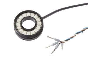 AO000277, accessory optically,Ringlighting red,Ø11,5/25,8, 12-30V DC,dimmbar,cable, IPF ELECTRONIC