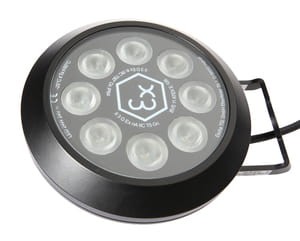 AO000281, światło LED zimny biały 160okrągły,ATEX Zone 22, 24V DC±30%,24W,38°,Kabel, IPF ELECTRONIC