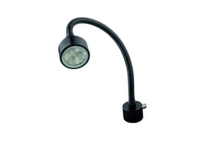 AO000318, LED light cold white 65rd,gooseneck 400mm, 12V AC/12-28V DC,5W,30°,M12-plug/magnetic, IPF ELECTRONIC