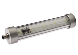 AO000369, światło LED zimny biały 45rd/210lg, 22-28V DC,8W,120°,blitzfähig,M12-wtyczka, IPF ELECTRONIC