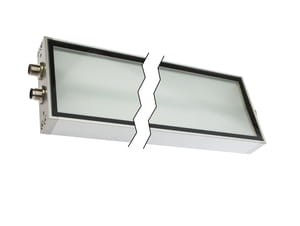 AO000517, światło LED zimny biały/RGB 280x96x30/rozproszony, 24V DC,14W/8W,120°,M12-wtyczka4-/5pol, IPF ELECTRONIC