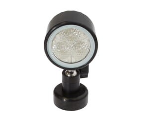 AO98E045, LED light tageslichtweiß 65rd,ohne Taster, 12V AC/12-28V DC,5W,30°,Gelenk,M12-plug, IPF ELECTRONIC