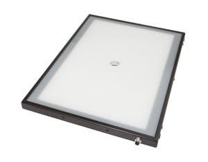 AO98E183, accessory camera,bel,red 340x250x20, 1xhole Ø20, 24V DC,M8-Plug4pol,IP40, IPF ELECTRONIC