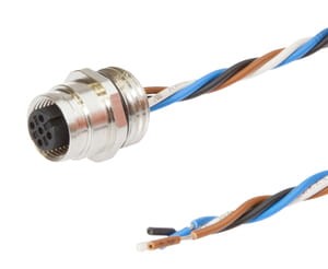 AV98A438, accessory diferent,recessed box complet, M12-socket with 4 cfromles,M16x1,5, IPF ELECTRONIC