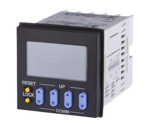 CI034410, licznik impuls 48x48,LED,Dek-przełącznik, 100-240VAC,Rel,30Hz/5kHz,4 vice,prawybory, IPF ELECTRONIC