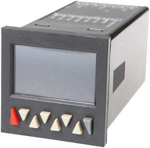 CM034980, licznik multifunction,LCD 2-coloured,2x6 viceig, 90-260V AC,2 przekaźnik,2prawybory,steckbare jam, IPF ELECTRONIC