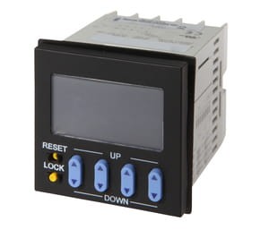 CZ034410, licznik time0,01s-9999h 48x48,LED, 100-240V AC,Rel,4 vice,Dek-przełącznik, IPF ELECTRONIC