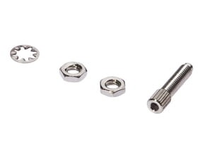AL000009, accessory,M4 / 21mm terminal with lens for plastic optical fibers 2,2Ø