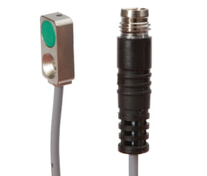 IB98C722, Inductive sensor 8x16x4, 7, 10-30V DC, 100mA, pnp, no, Sn:2/M8-plug cable 200mm, IPF ELECTRONIC