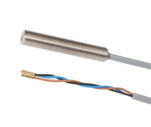 IC08A914,Czujnik indukcyjny,pro M8x1/45dł.,VA, IC080106 mit 5m PUR-kabel, IPF ELECTRONIC