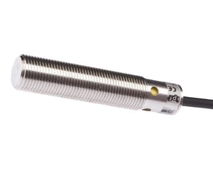 IC120100,Inductive sensor,all steel M12x1/59long,VA, 7-35V DC,300mA,Sn:2/2m PUR-cable, IPF ELECTRONIC