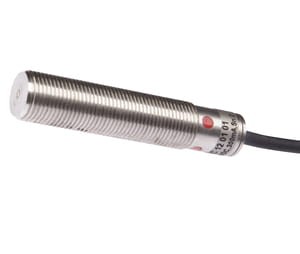 IC120101,Inductive sensor,all steel M12x1/59long,VA, 7-35V DC,300mA,Sn:2/5m PUR-cable, IPF ELECTRONIC
