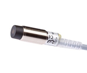 IN120104, Czujnik indukcyjny, krótki M12x1, 35, 10-30V DC, 200mA, Sn:6, 2m Kabel, IPF ELECTRONIC