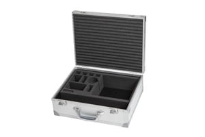 AO000569, suitcase, 450x350x150, solid silver, including a haØ foam insert, for OC29