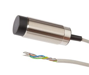 IN300080, Czujnik indukcyjny, analogowy M30x1, 5/80dł., 18-30V DC, a1-9V, 5mA, Sn:7-14, 2m Kabel, IPF ELECTRONIC