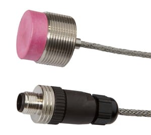 IN30E092,Czujnik indukcyjny,wysokotemp.140° M30x1,5/27dł.,VA, 10-35V DC,150mA,Sn:15/12mVA-Tfl-Kbl,M12HT-St, IPF ELECTRONIC