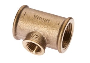 AS000005, accessory - power flow,T-pieces 1-1/2-1 gunmetal