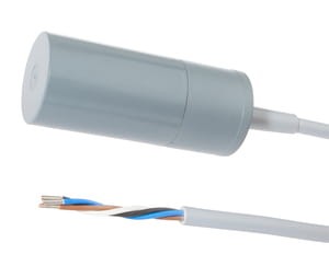 KB340407, Czujnik pojemnościowy 34okrągły, 80dł. , zacisk, 10-35V DC, 2x250mA, Sn:0,5-30/2m kabel, IPF ELECTRONIC