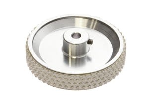 AV000058, accessory for encoders,measuring wheel 200,Alu,gum 200mm extent,12 wide,6mm wave